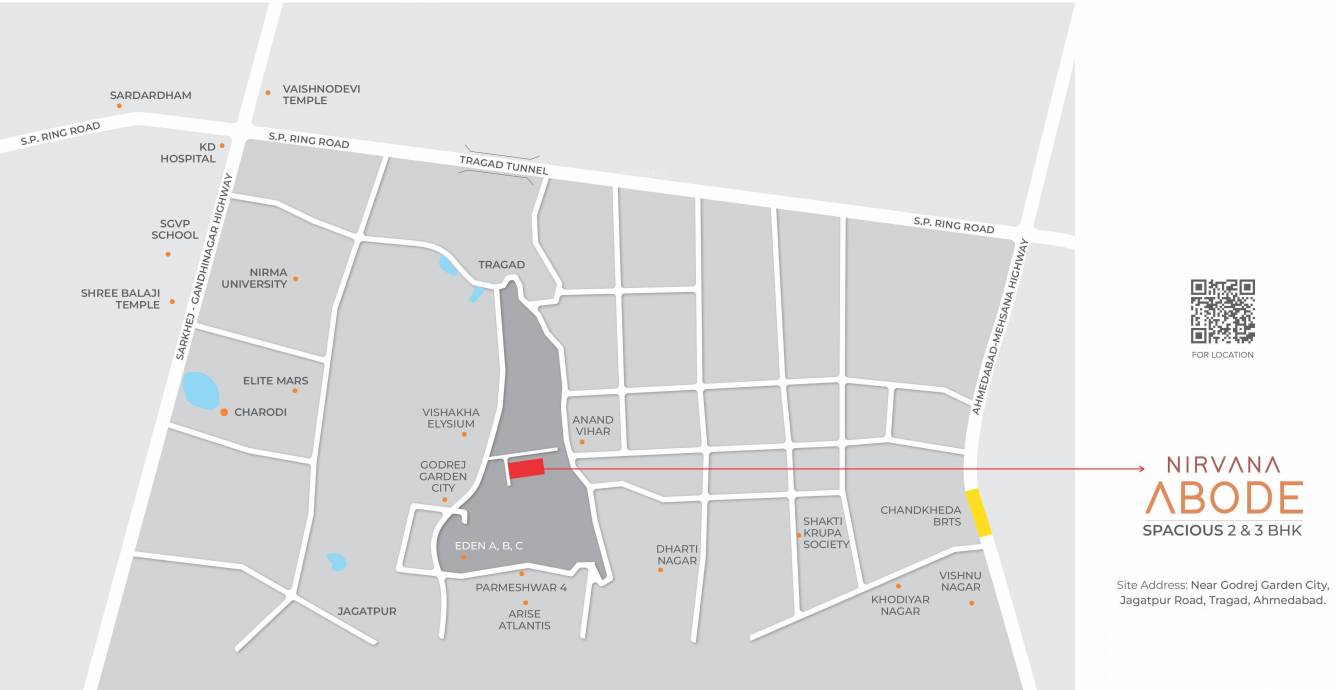  nirvana abode Location Plan