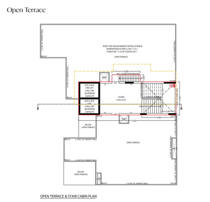  arjun arena Tower A Cluster Plan