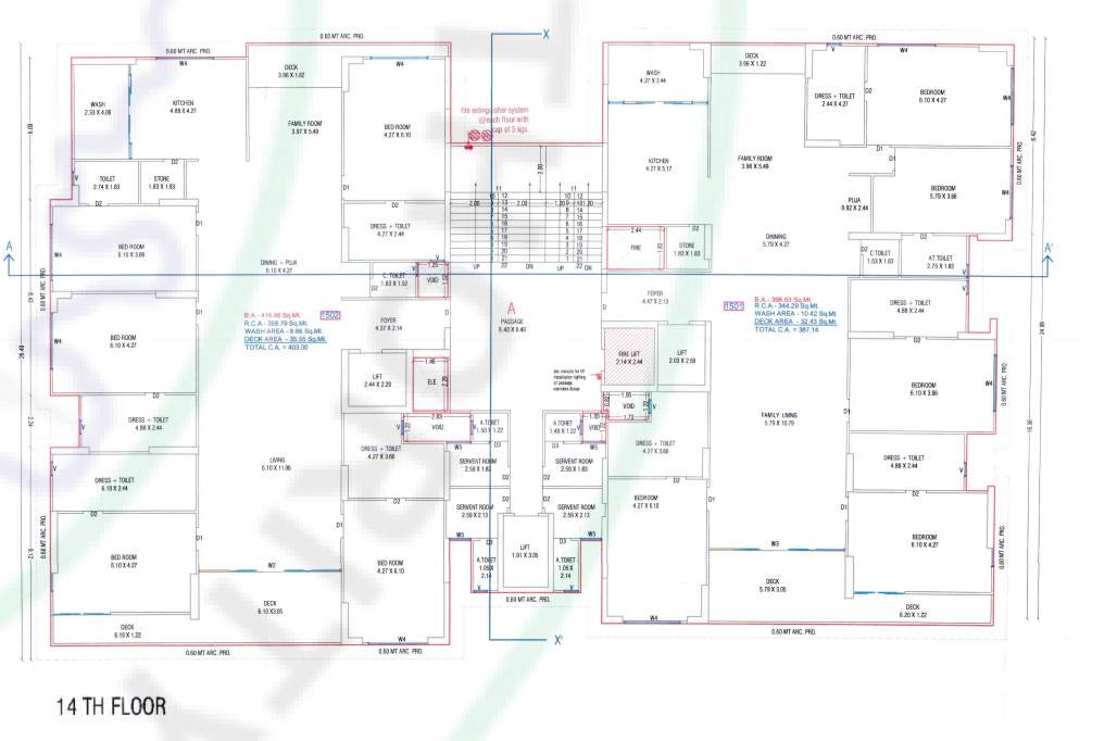  paloma pride A Cluster Plan for 14th Floor