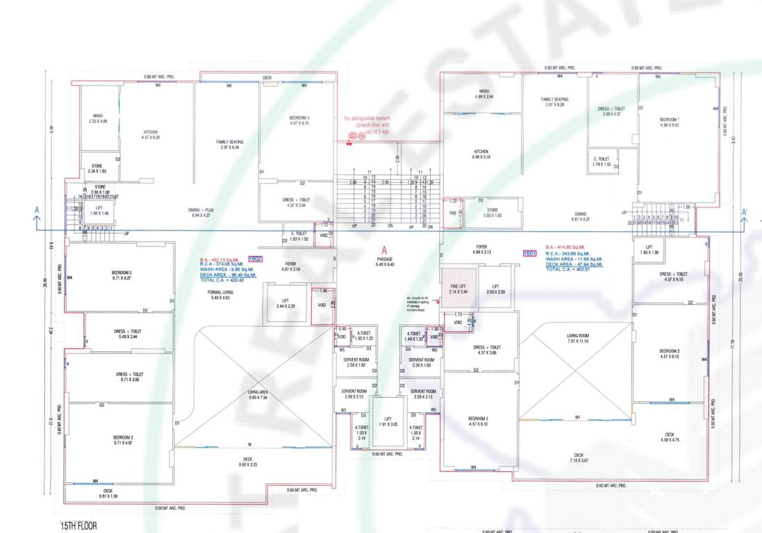  paloma pride A Cluster Plan for 15th Floor