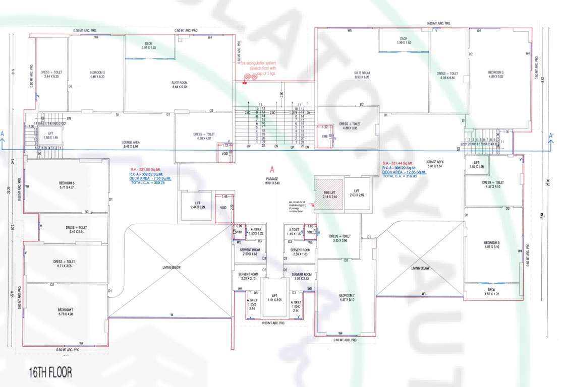  paloma pride A Cluster Plan for 16th Floor