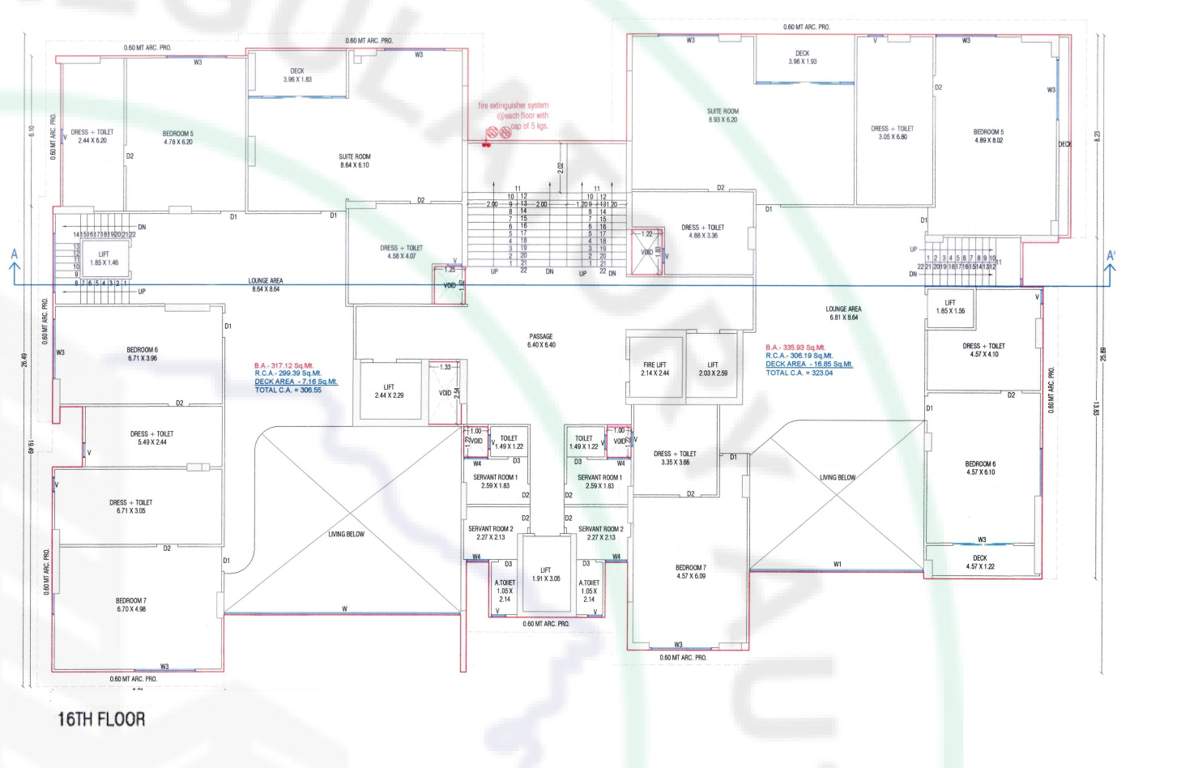  paloma pride B Cluster Plan for 16th Floor