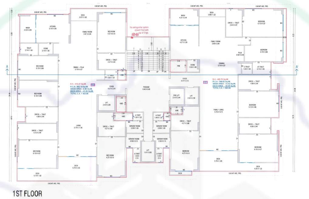  paloma pride B Cluster Plan for 1st Floor
