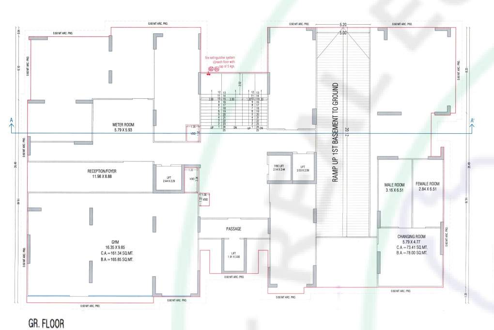  paloma pride B Cluster Plan for ground Floor