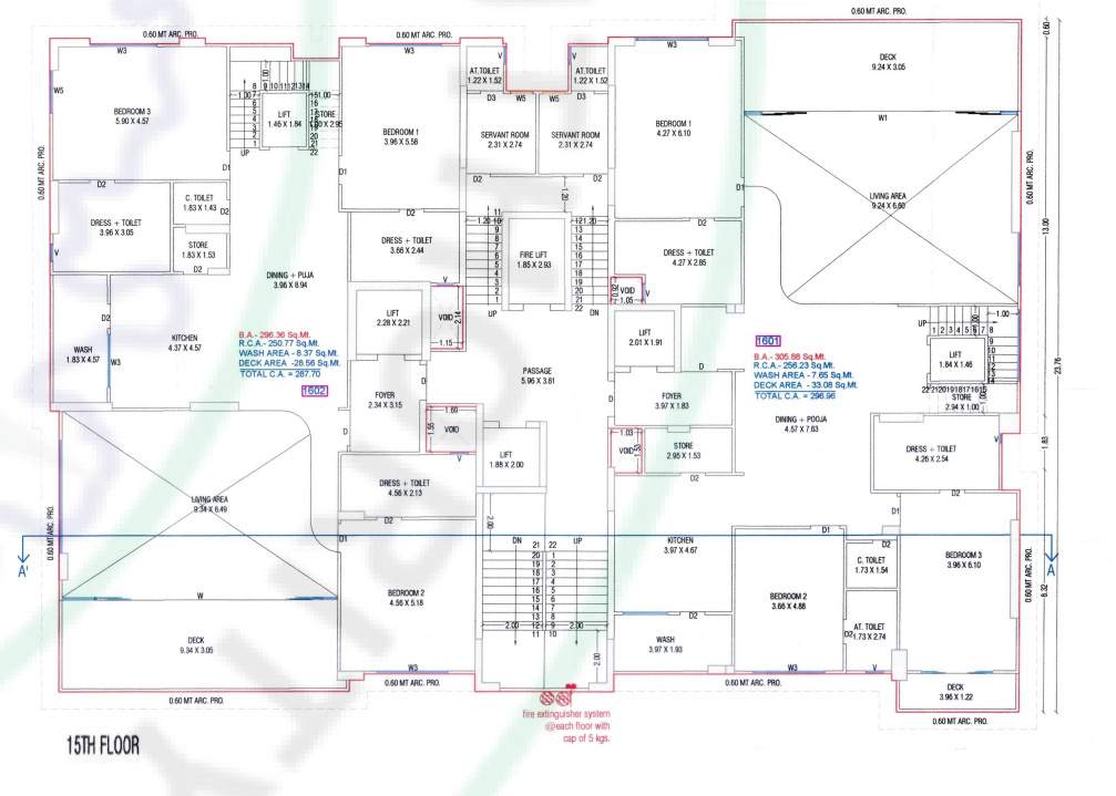  paloma pride C Cluster Plan for 15th Floor