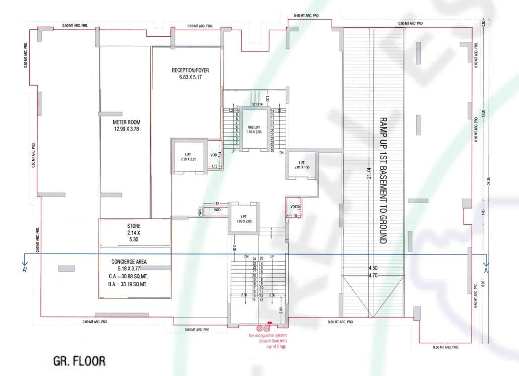  paloma pride C Cluster Plan for ground Floor