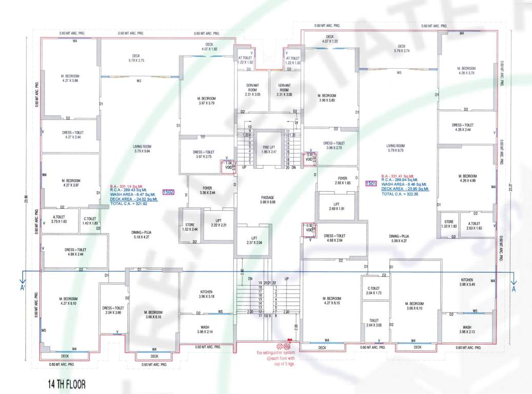  paloma pride D Cluster Plan for 14th Floor