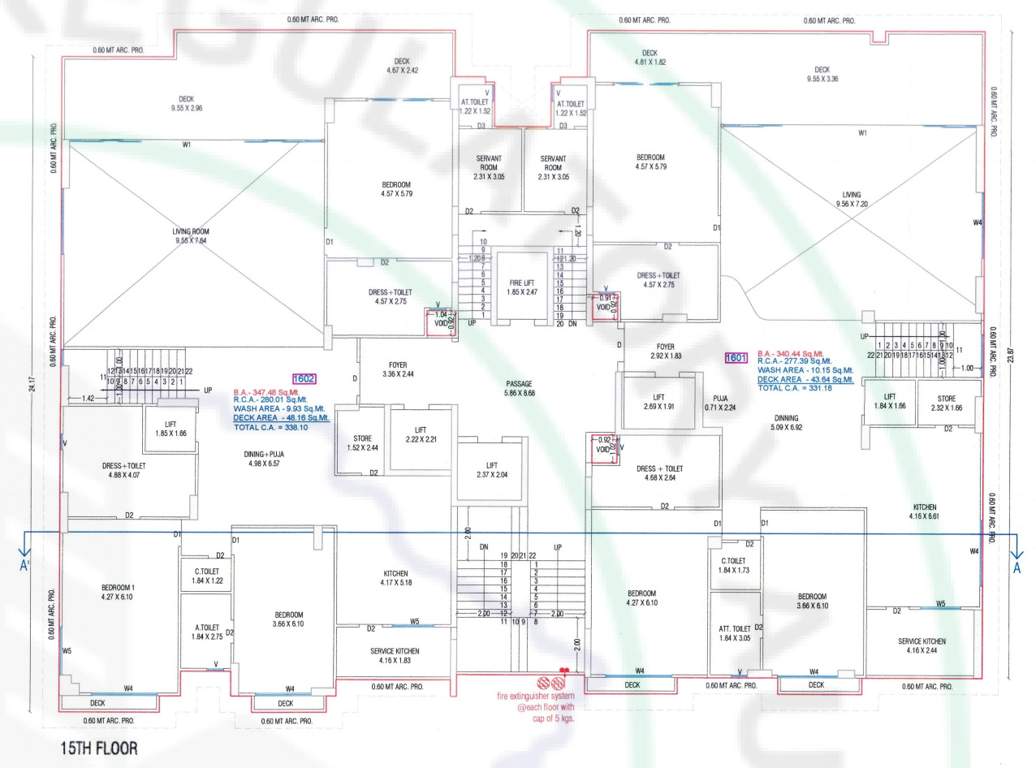  paloma pride D Cluster Plan for 15th Floor