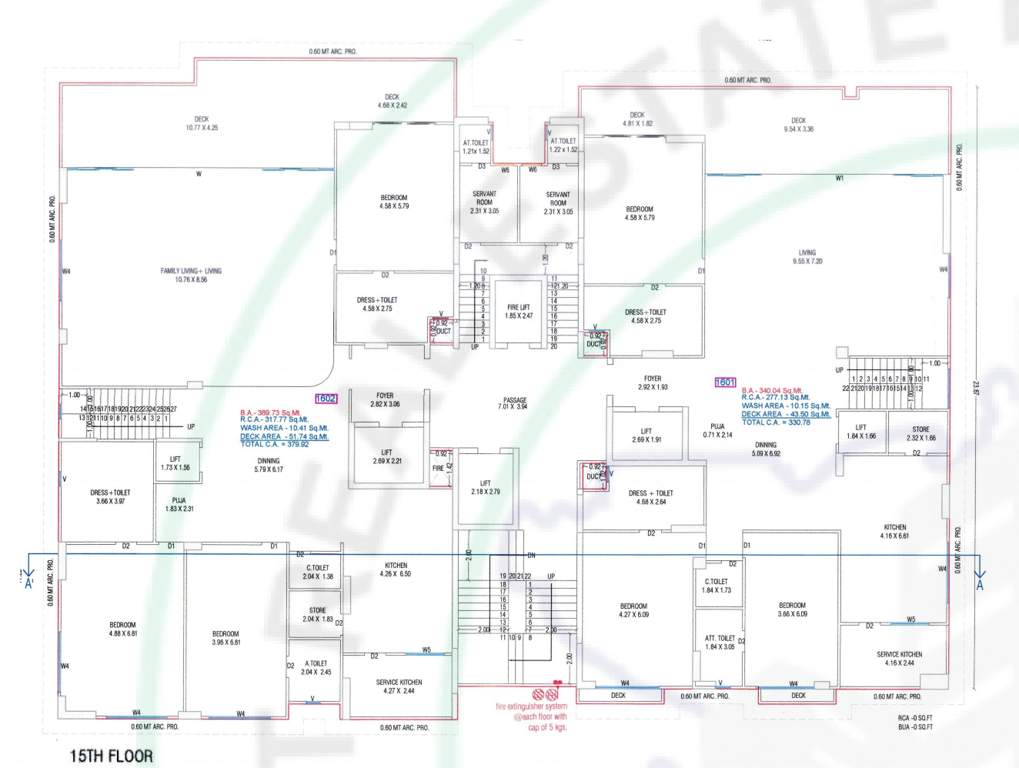  paloma pride F Cluster Plan for 15th Floor