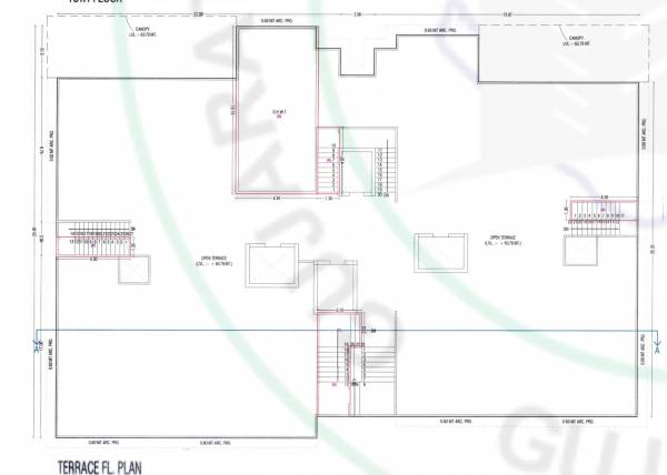  paloma-pride F Cluster Plan for terrace Floor Plan