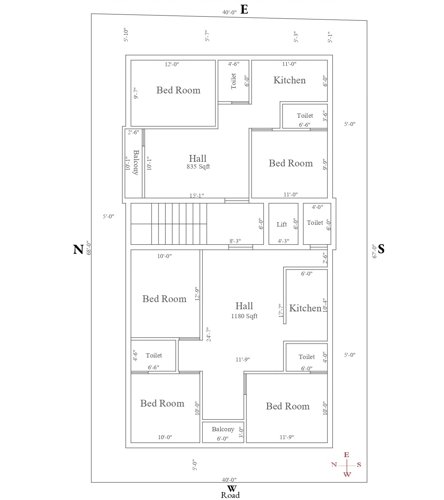  golden-tower Golden Tower Cluster Plan from 1st to 2nd Floor