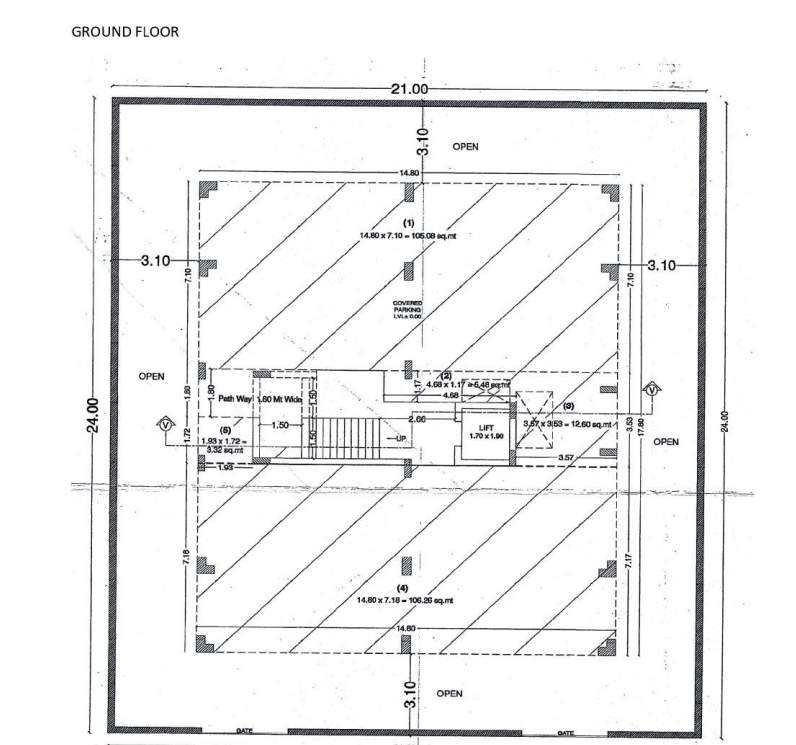  shivalay a Shivalay A Cluster Plan for ground Floor
