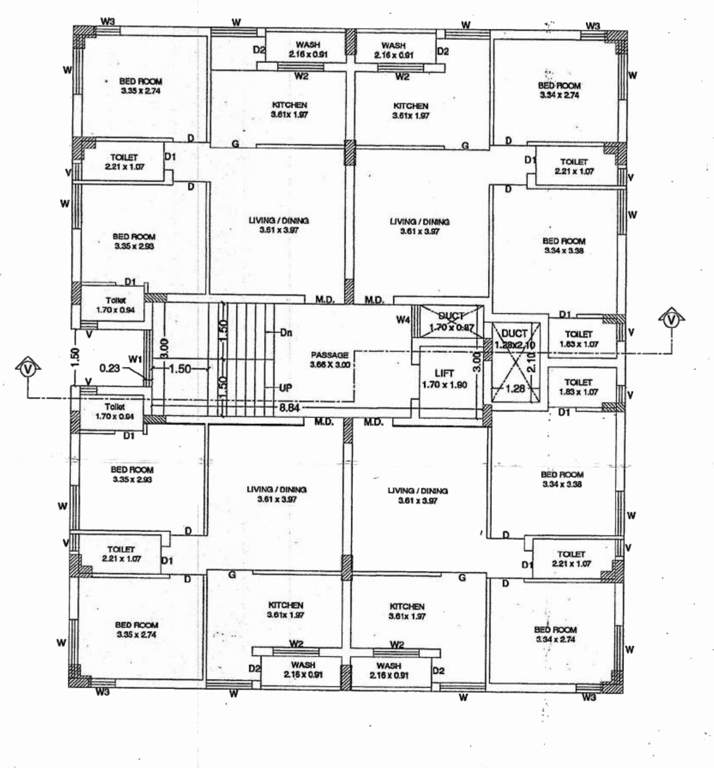  shivalay a Shivalay A Cluster Plan from 1st to 5th Floor