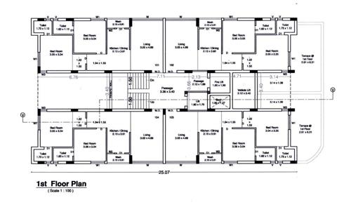  aspire Atulyam Aspire Cluster Plan from ground to 1st Floor