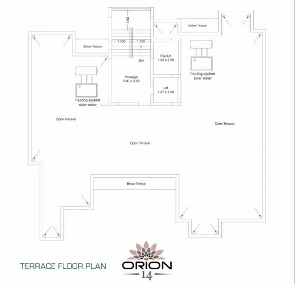  orion-14 Cluster Plan from 6th to 7th Floor