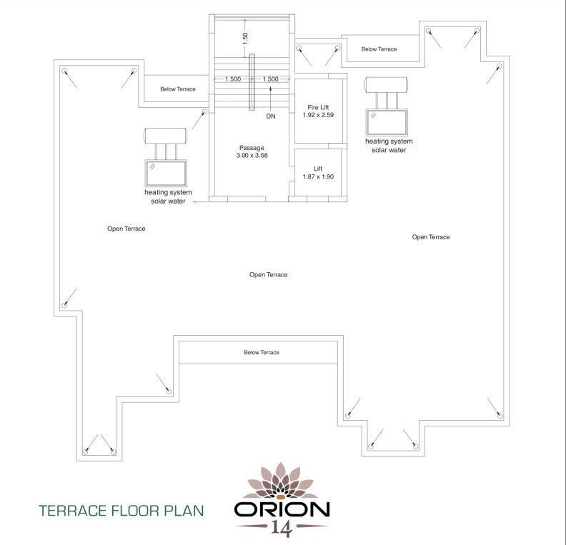  orion 14 Cluster Plan from 6th to 7th Floor