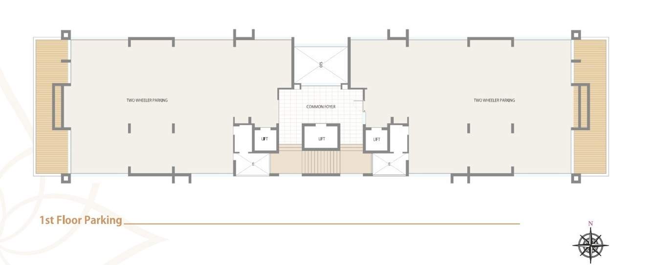 sanidhya heaven Sanidhya Heaven Cluster Plan from ground to 1st Floor