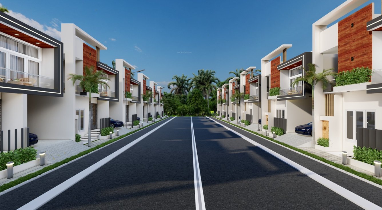  region villas Internal Roads & Footpaths