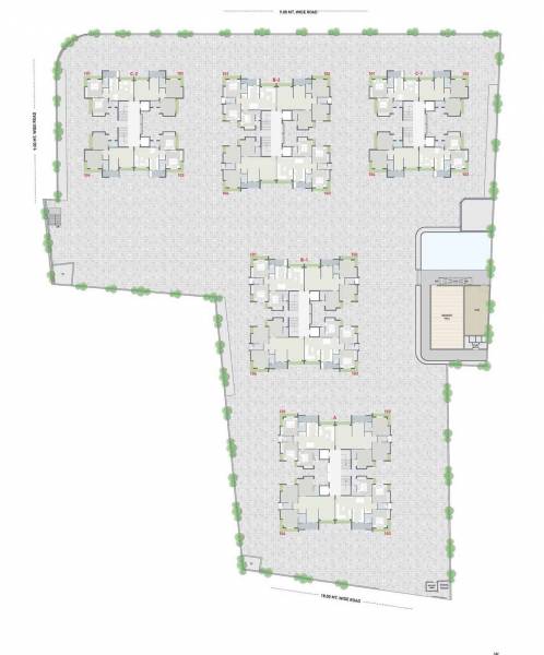 Tower -A1 Cluster Plan for ground Floor satva Tower -A1 Cluster Plan for ground Floor