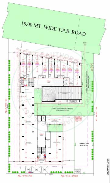  imperia-pearl Block A & B Cluster Plan for ground Floor