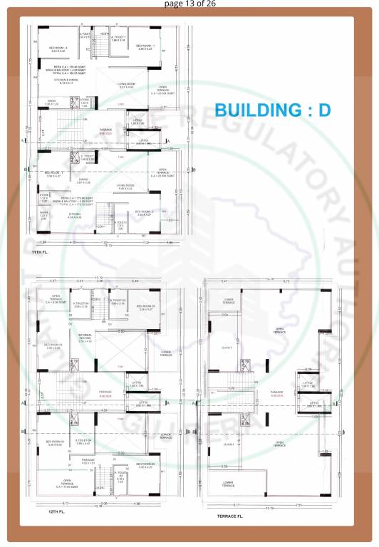  santorini seven Block D Cluster Plan for 12th Floor