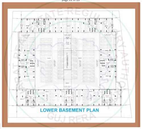  santorini-seven Block-F Cluster Plan forlower basement Floor