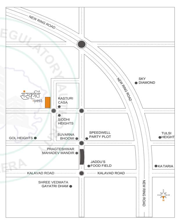  west  Location Plan