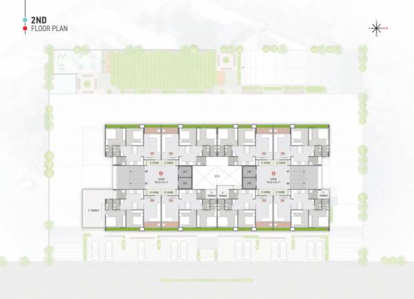  pushpam-elegance A & B Cluster Plan for 2nd Floor