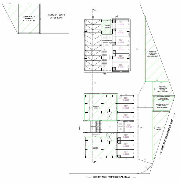Tower A, B Cluster Plan for ground Floor krishna-palace Tower A, B Cluster Plan for ground Floor