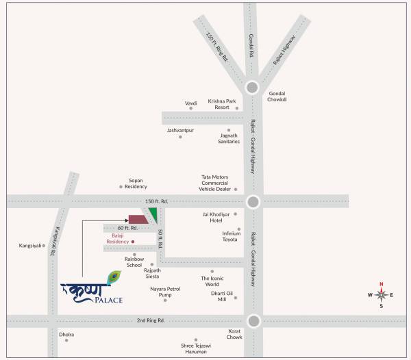 Location Plan krishna-palace Location Plan