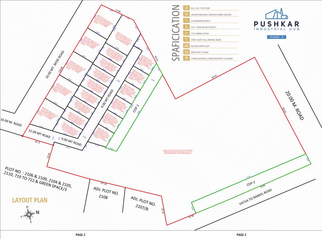  pushkar industrial hub phase 5 Layout Plan