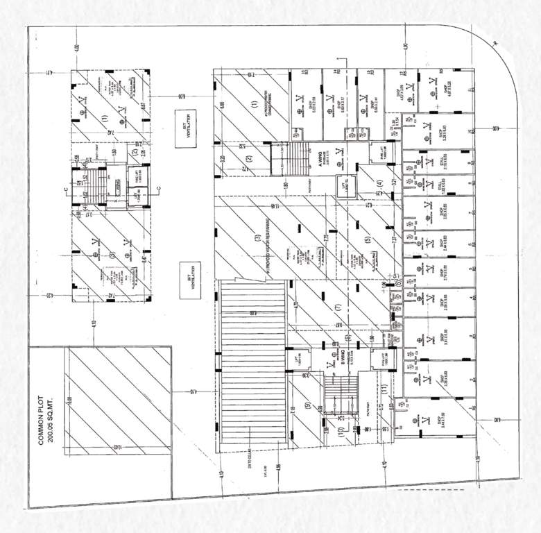  vraj akshar Tower A Cluster Plan