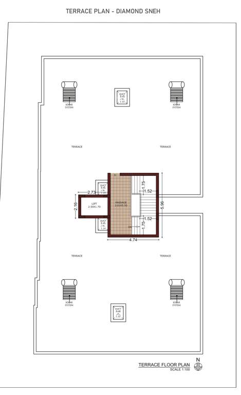  diamond sneh sagar Diamond Sneh Cluster Plan