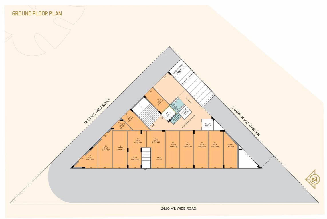 sangam Sangam Cluster Plan for ground Floor