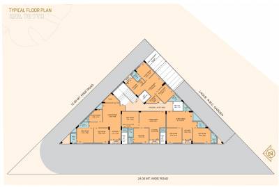 Sangam Cluster Plan from 2nd to 7th Floor sangam Sangam Cluster Plan from 2nd to 7th Floor