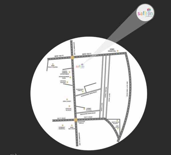  saffron-palace Location Plan