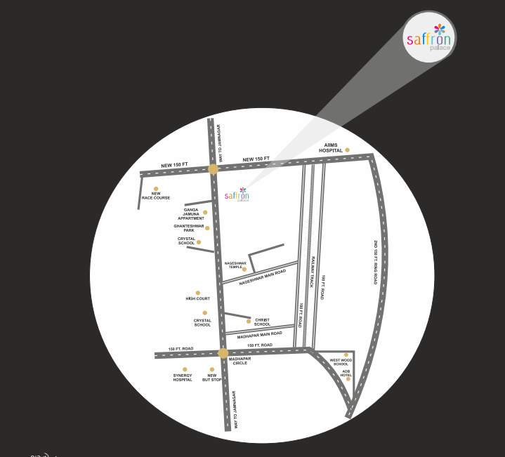  saffron palace Location Plan