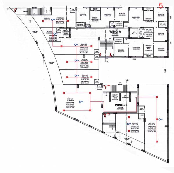 Wing A Cluster Plan for 1st Floor pramukh-darshan-3 Wing A Cluster Plan for 1st Floor