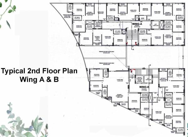 Wing B Cluster Plan for 2nd Floor pramukh-darshan-3 Wing B Cluster Plan for 2nd Floor