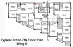  pramukh-darshan-3 Wing B Cluster Plan from 3rd to 7th Floor