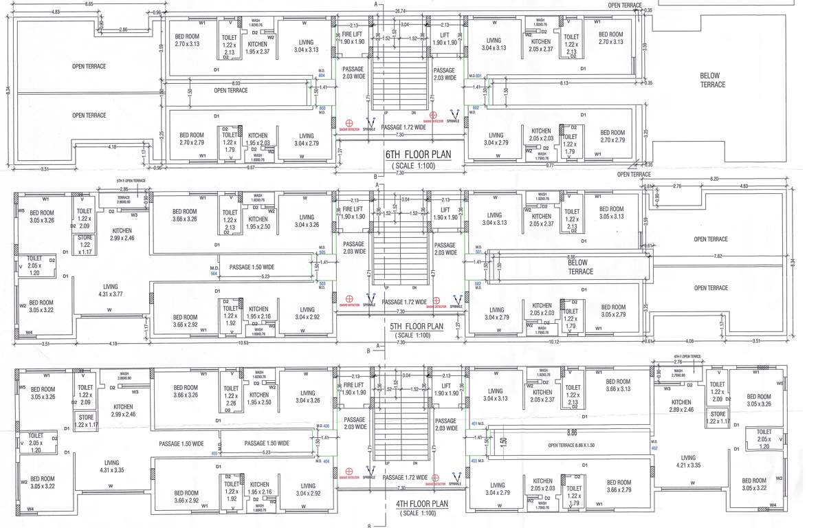  hari darshan Tower A Cluster Plan