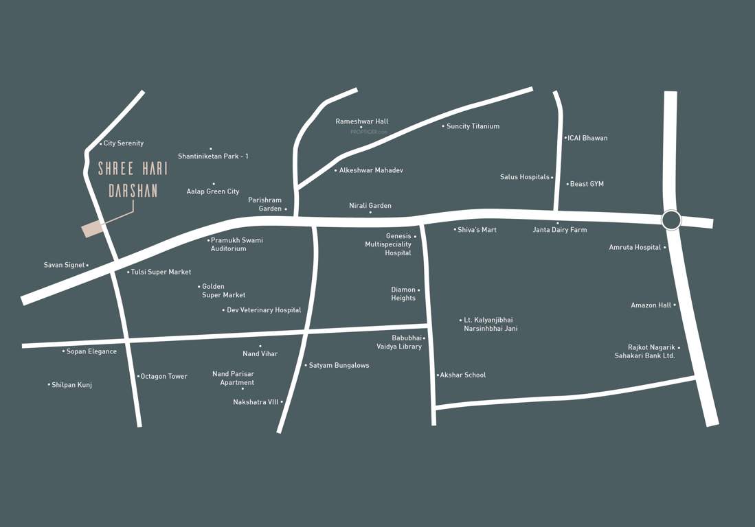  hari darshan Location Plan