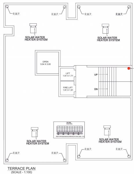 Tower A Cluster Plan for Terrace aangan-2 Tower A Cluster Plan for Terrace