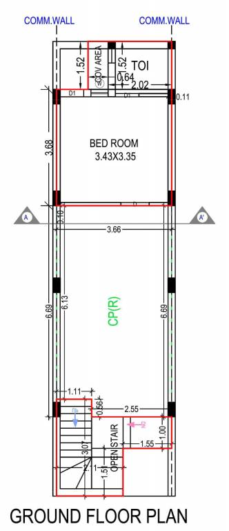  shandar residency 7 Cluster Plan for ground Floor