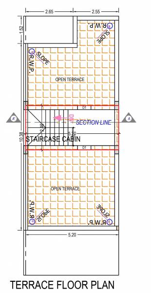  shandar-residency-7 Cluster Plan for terrace Floor Plan