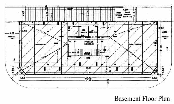  swayam-4 Tower 1 Cluster Plan for basement plan