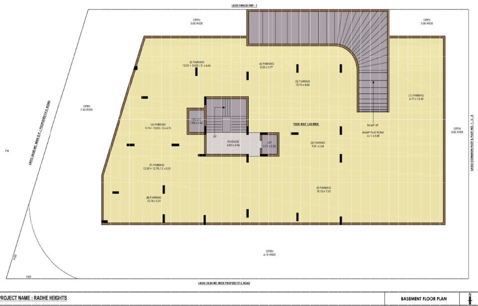  radhe heights Layout Plan
