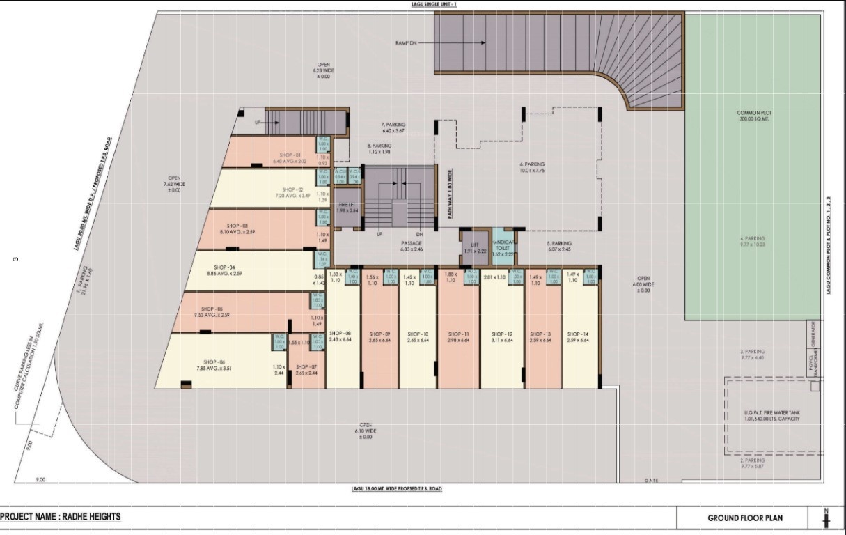  radhe heights Layout Plan