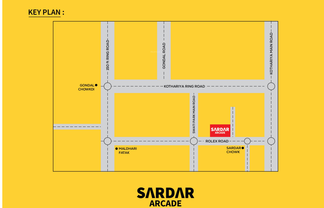 sardar arcade Location Plan
