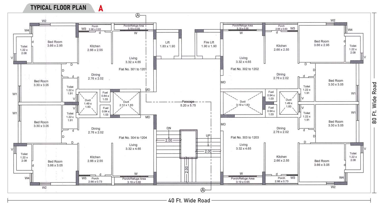  siddhi sapphire Wing A Cluster Plan